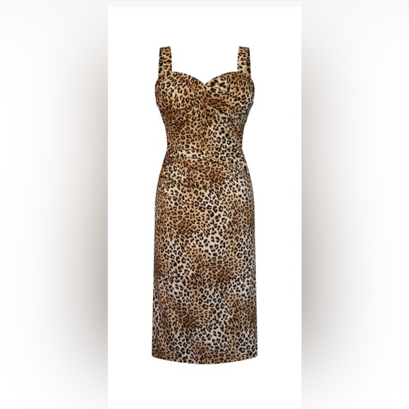 Just Add Heels Dresses & Skirts - NWT Just Add Heels Leopard Body Con Dress Sz S